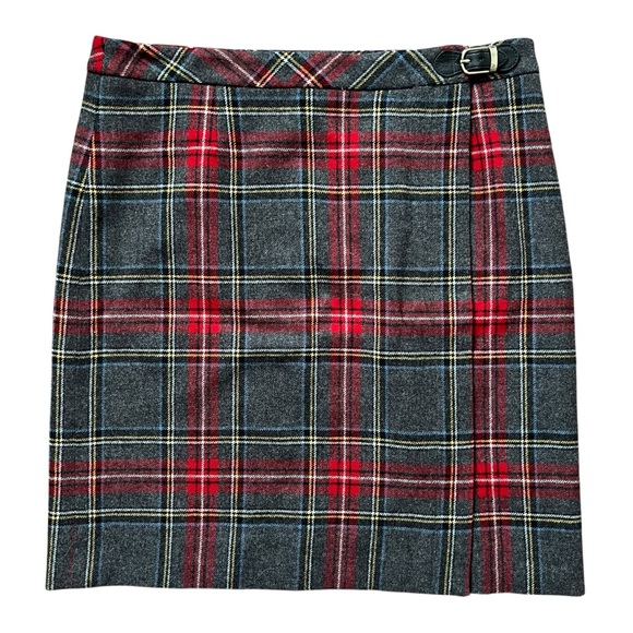 Pendleton Dresses & Skirts - VINTAGE PENDLETON Women’s 100% Virgin Wool Red Grey Plaid Tartan Pencil Skirt